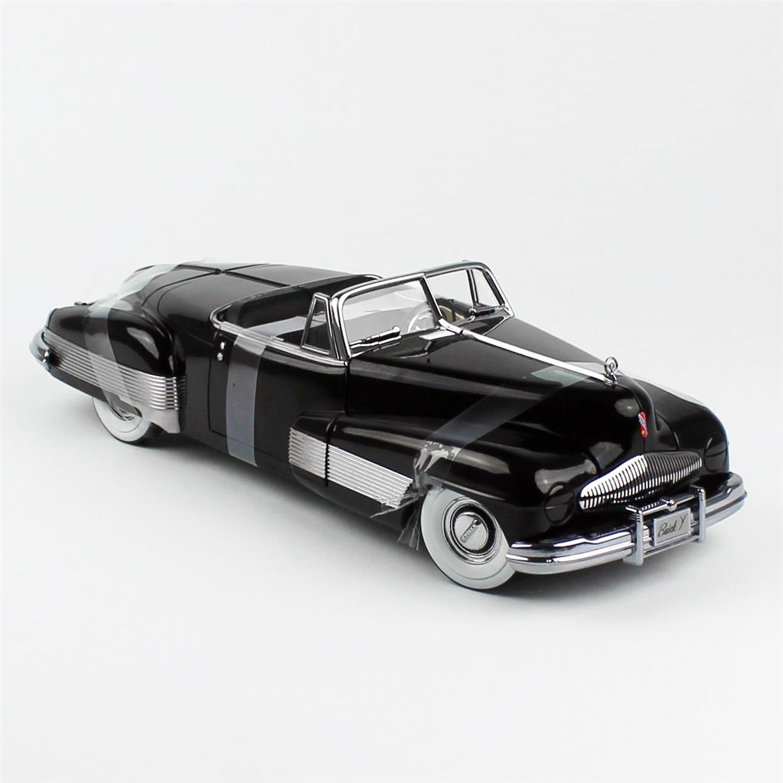 Sunstar 5731 1/18 Ölçek, 1938 Buick Y-Job, Siyah, Sergilemeye Hazır Metal Araba Modeli