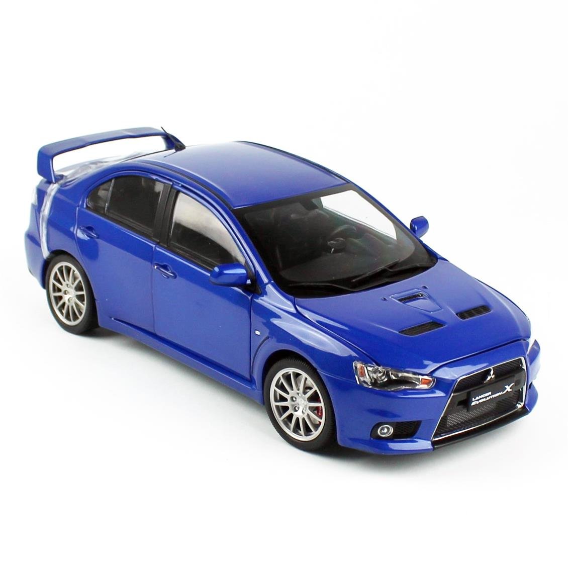 Sunstar 5823 1/18 Ölçek, Mitsubishi Lancer Evolution X, Mavi Metalik, Sergilemeye Hazır Metal Araba Modeli