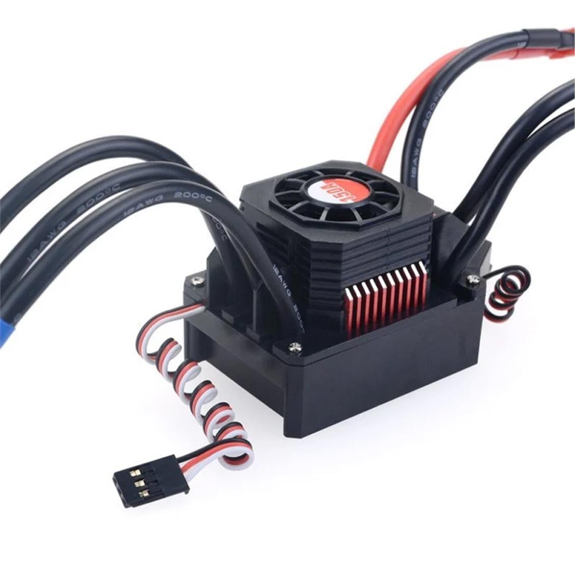 Surpass KS-300003-07 150A Su Geçirmez ESC Hız Kontrol Ünitesi-Kırmızı Seri