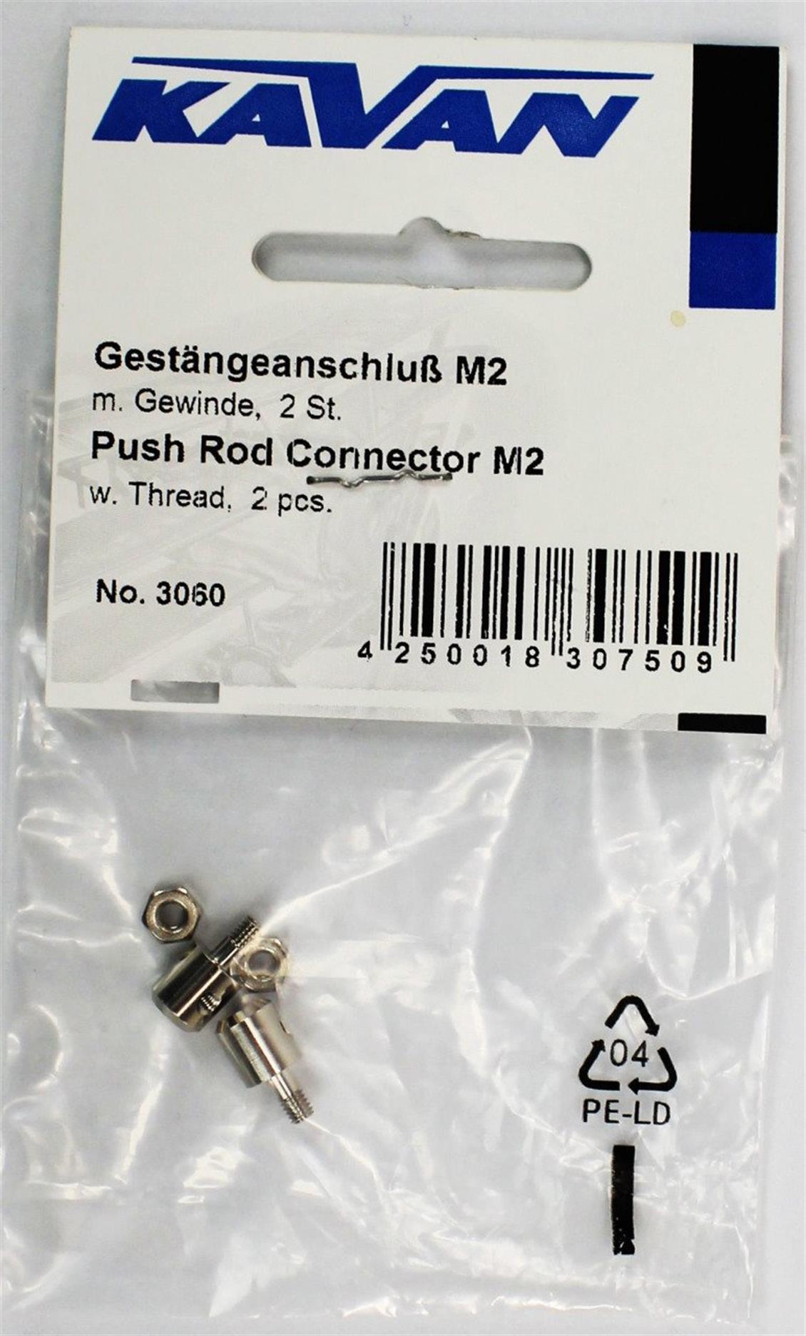 Threaded PushRod Connector M2
