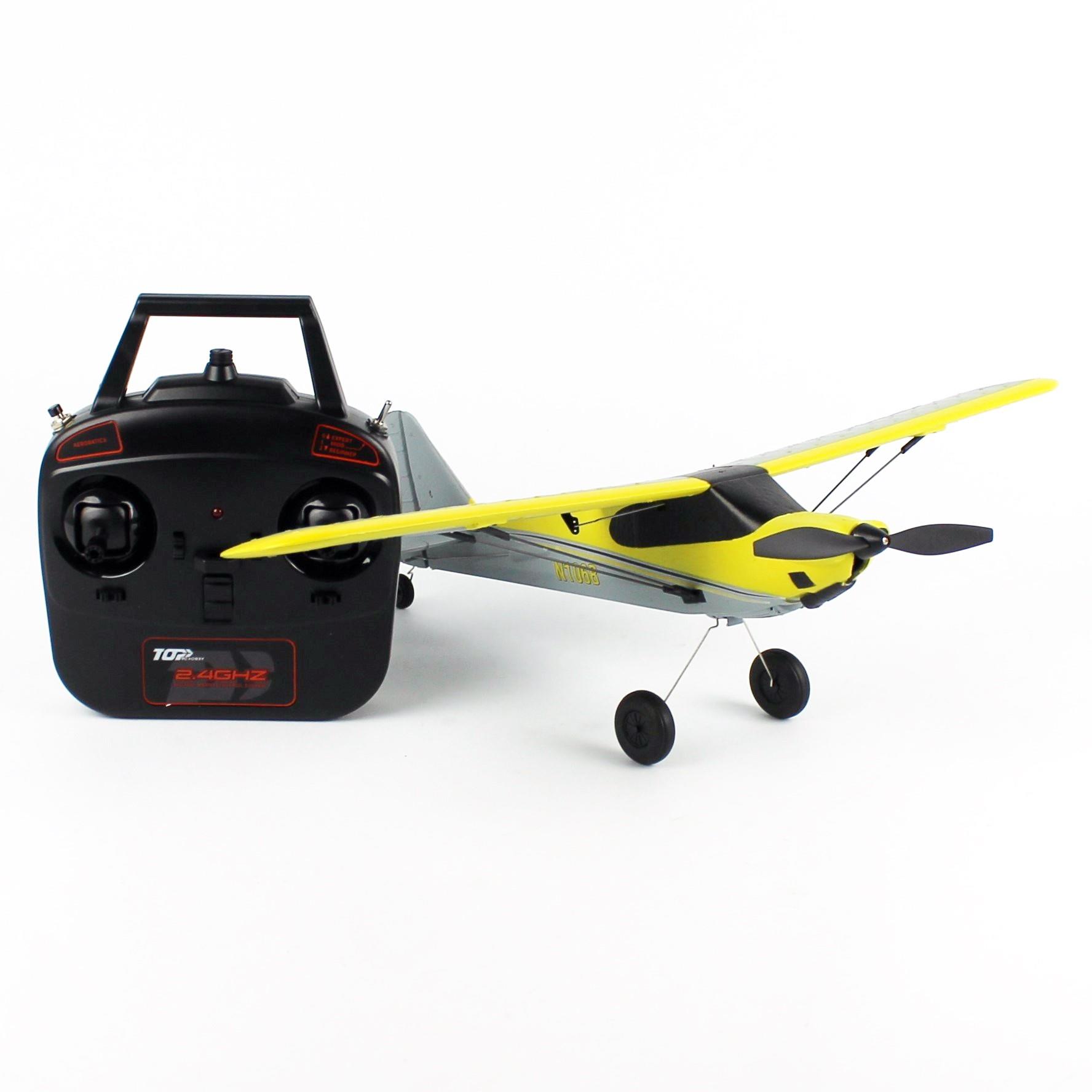TopRC 106B01 Mini Cub RTF, Sarı, Uçmaya Hazır Model Uçak Seti