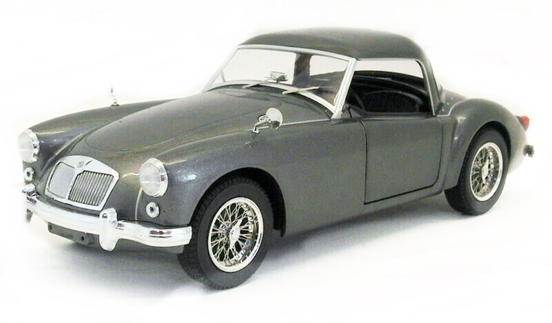Triple9 Collection 1800161 1/18 1957 MGA MK I A1500, Gri, Sergilemeye Hazır Metal Araba Modeli