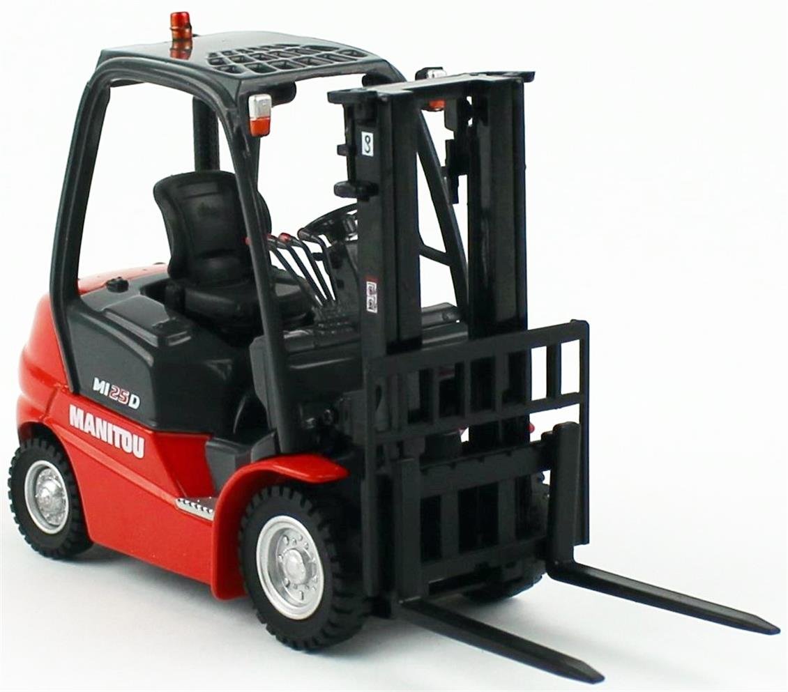Universal Hobbies UH2949 1/32 Ölçek Manitou MI 25D Forklift, Sergilemeye Hazır Metal İş Makinası Modeli