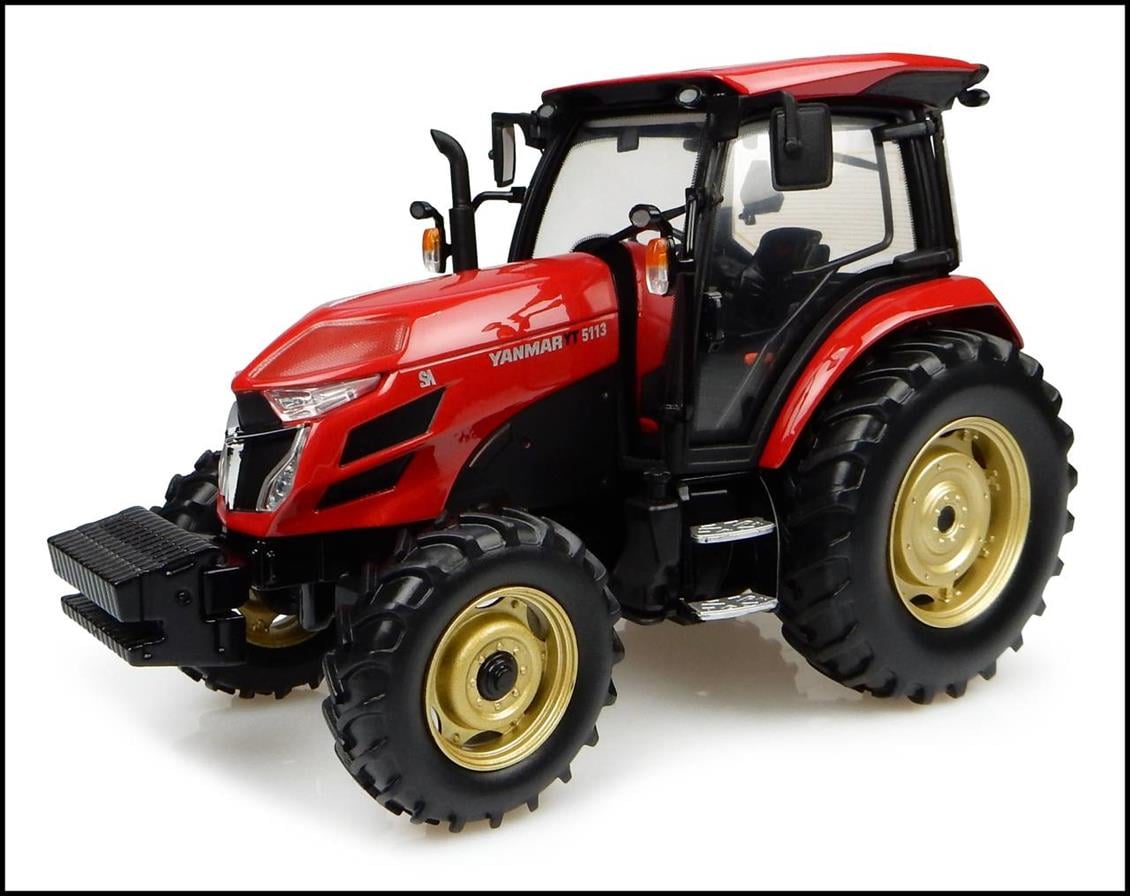 Universal Hobbies UH4889 1/32 Yanmar Traktör, Sergilemeye Hazır Metal Tarımsal Makina Modeli