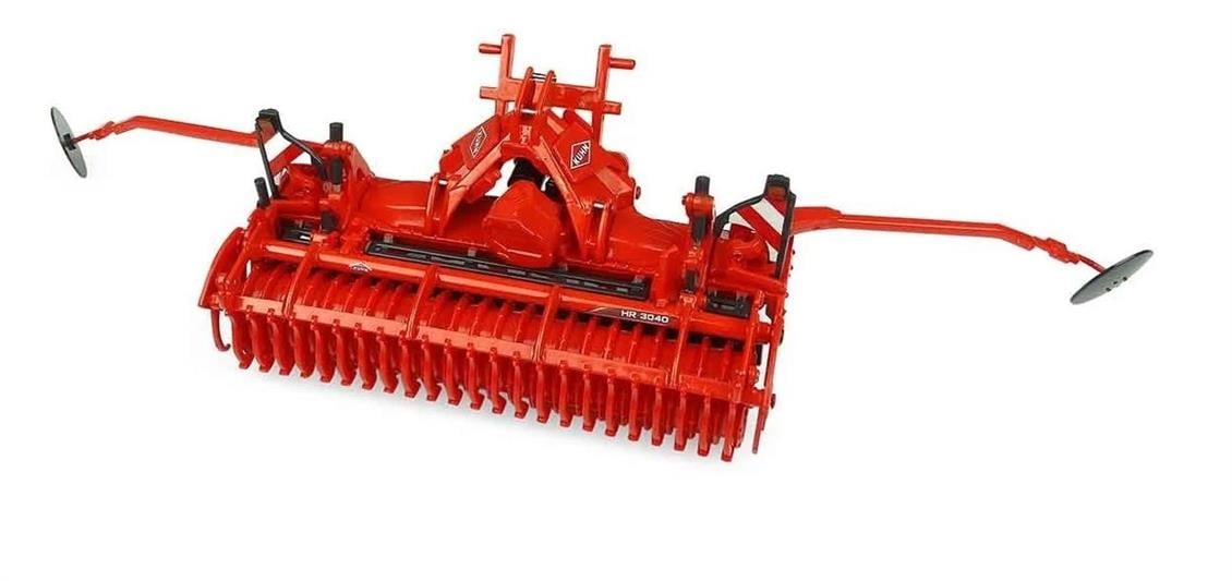 Universal Hobbies UH5219 1/32 Kuhn HR 3040 Diskli Kültivatör, Sergilemeye Hazır Metal Tarımsal Makina Modeli