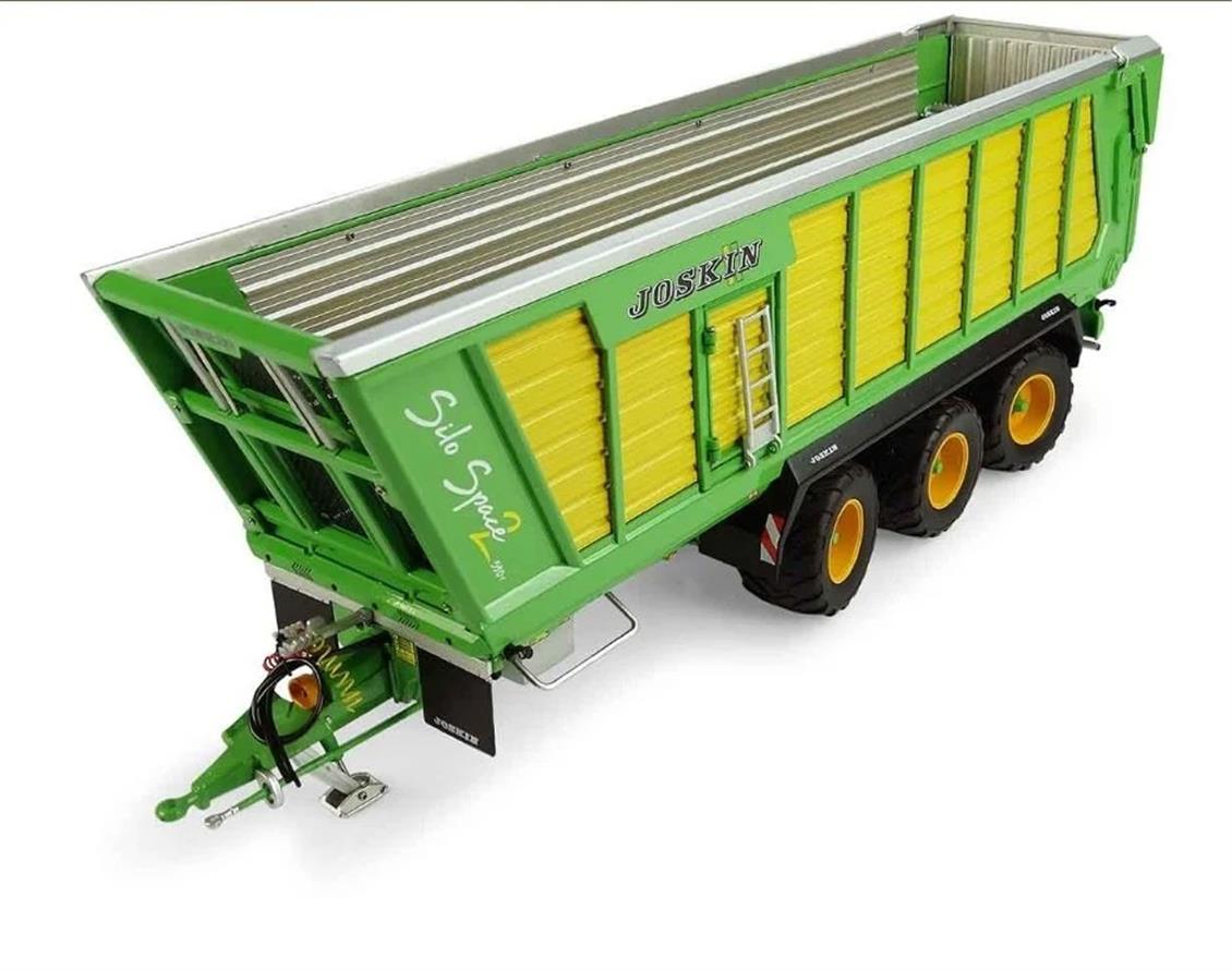 Universal Hobbies UH5336 1/32 Joskin Silospace-2, Jumbo 3 Akslı Römork, Sergilemeye Hazır Metal Tarımsal Makina Modeli