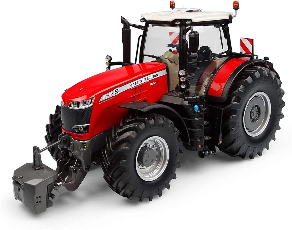 Universal Hobbies UH6216 1/32 Massey Ferguson 8740S 2019 Kabinli Traktör, Sergilemeye Hazır Metal Tarımsal Makina Modeli