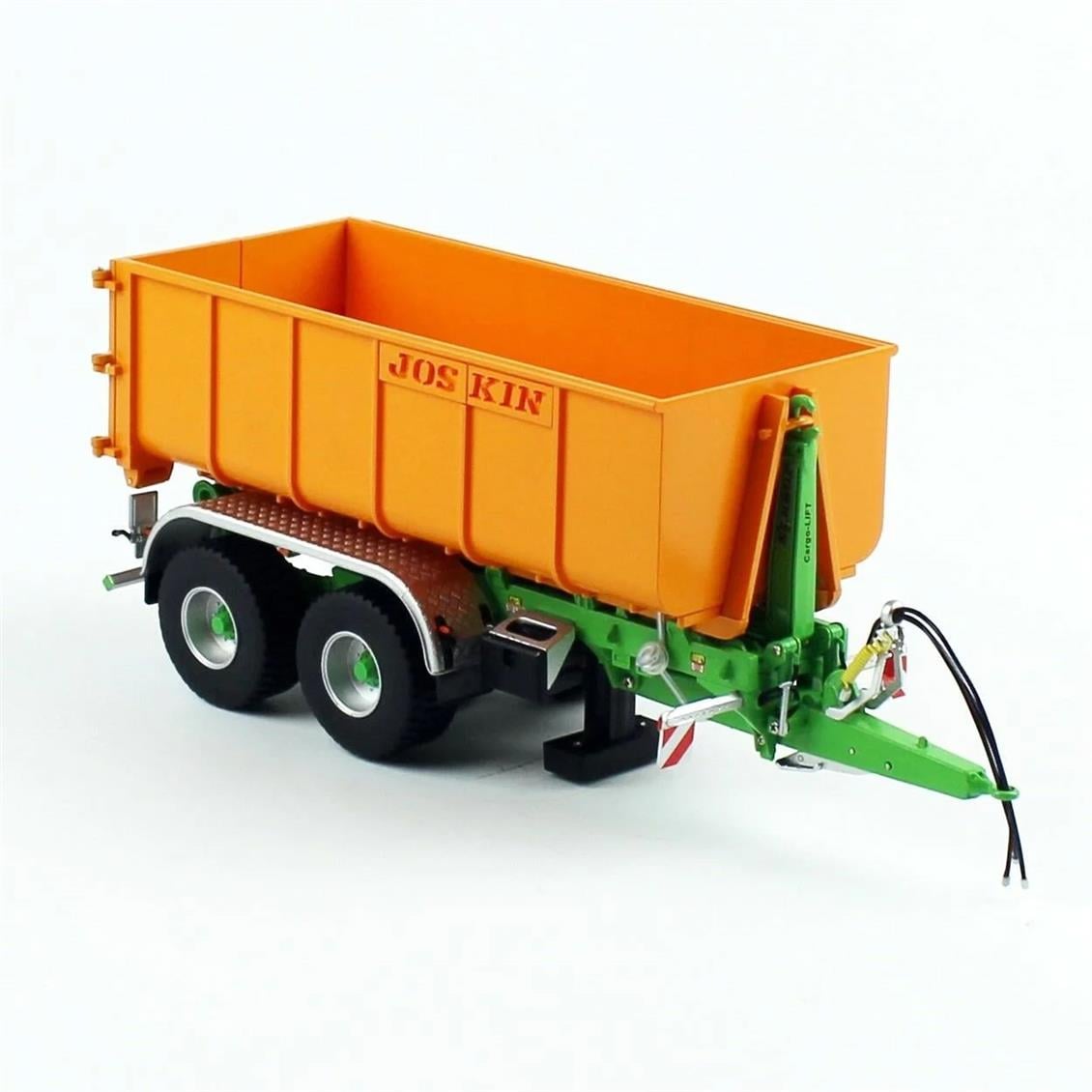 Universal Hobbies UH6363 1/32 Joskin Cargo-LIFT Kasalı Treyler, Sergilemeye Hazır Metal İş Makinası Modeli