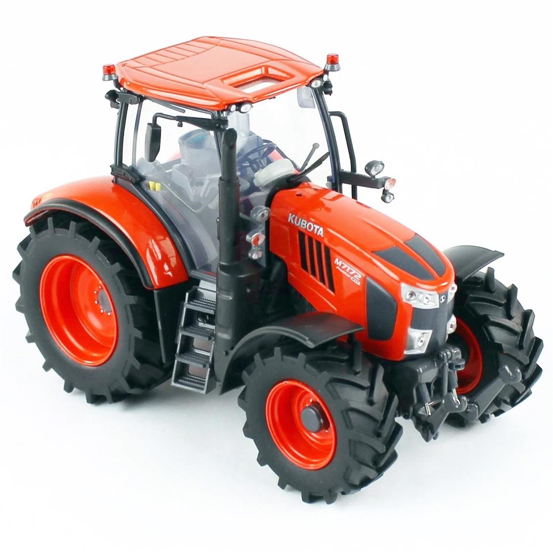 Universal Hobbies UH6439 1/32 Kubota M7172 Traktör, Sergilemeye Hazır Metal İş Makinası Modeli