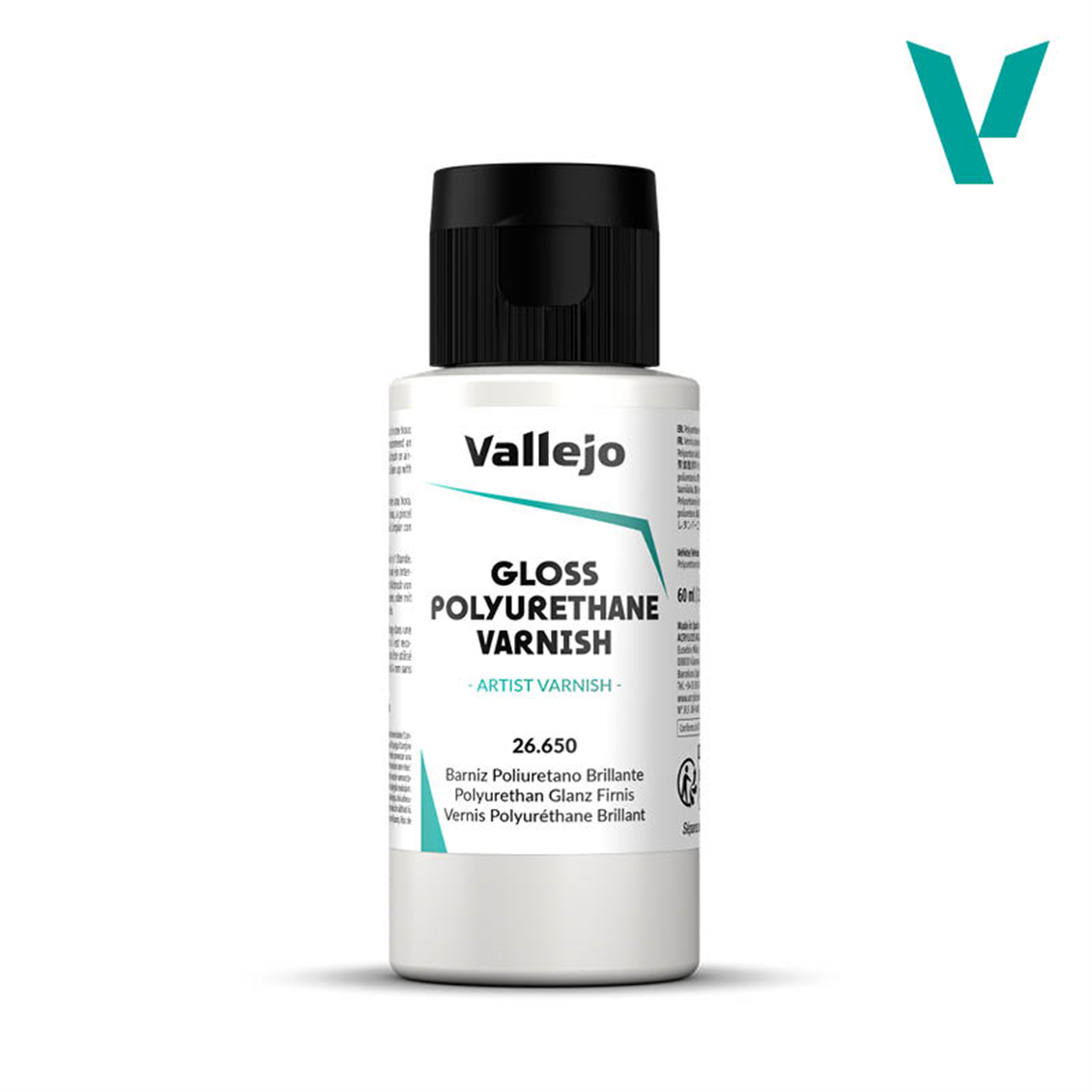 Vallejo 26650 60 ml. Poliüretan Parlak Vernik