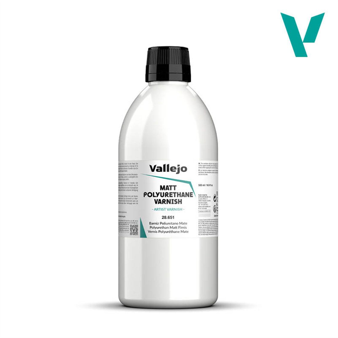 Vallejo 28651 500 ml. Poliürethan Mat Vernik