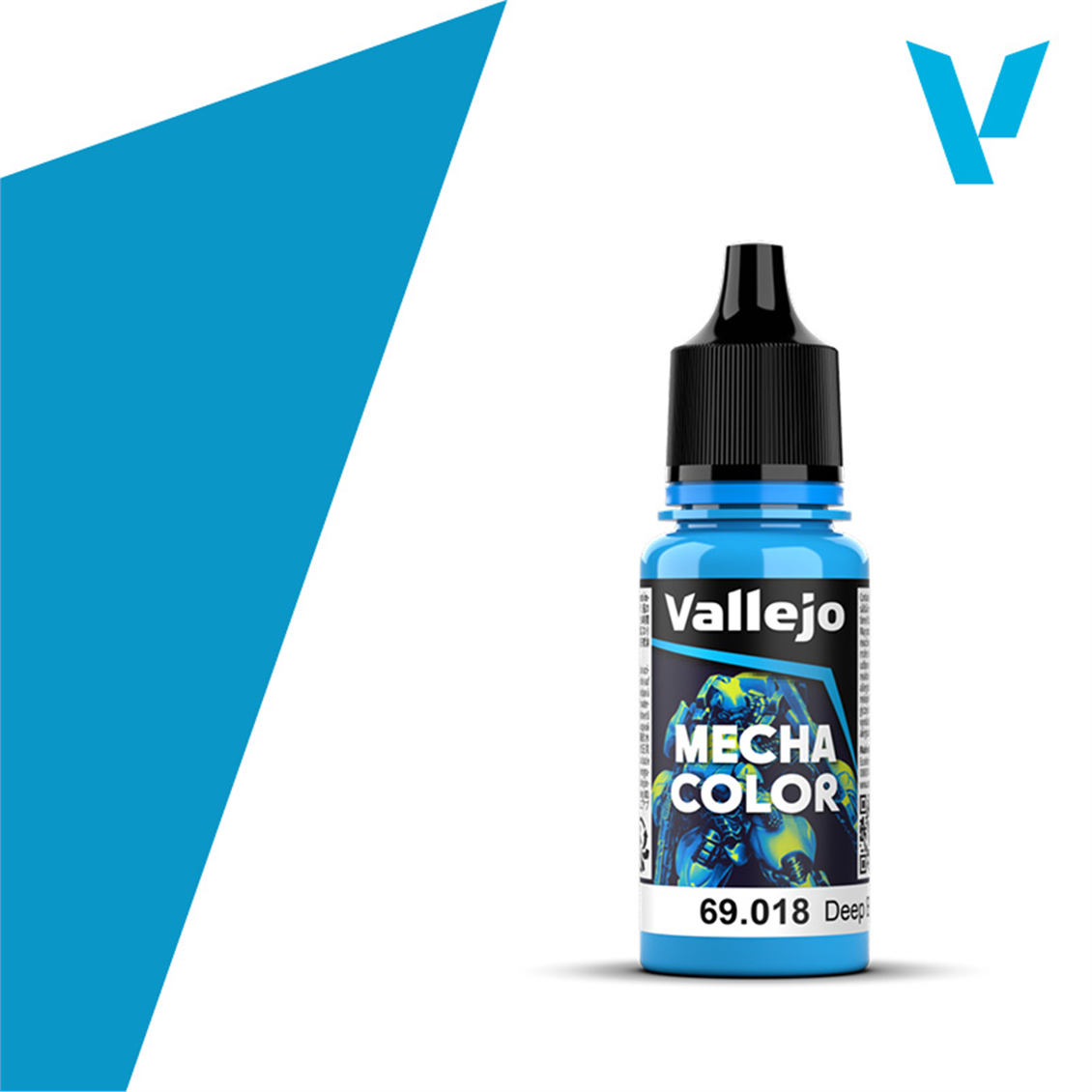 Vallejo 69018 18 ml. Deep Blue, Mecha Color Serisi Model Boyası