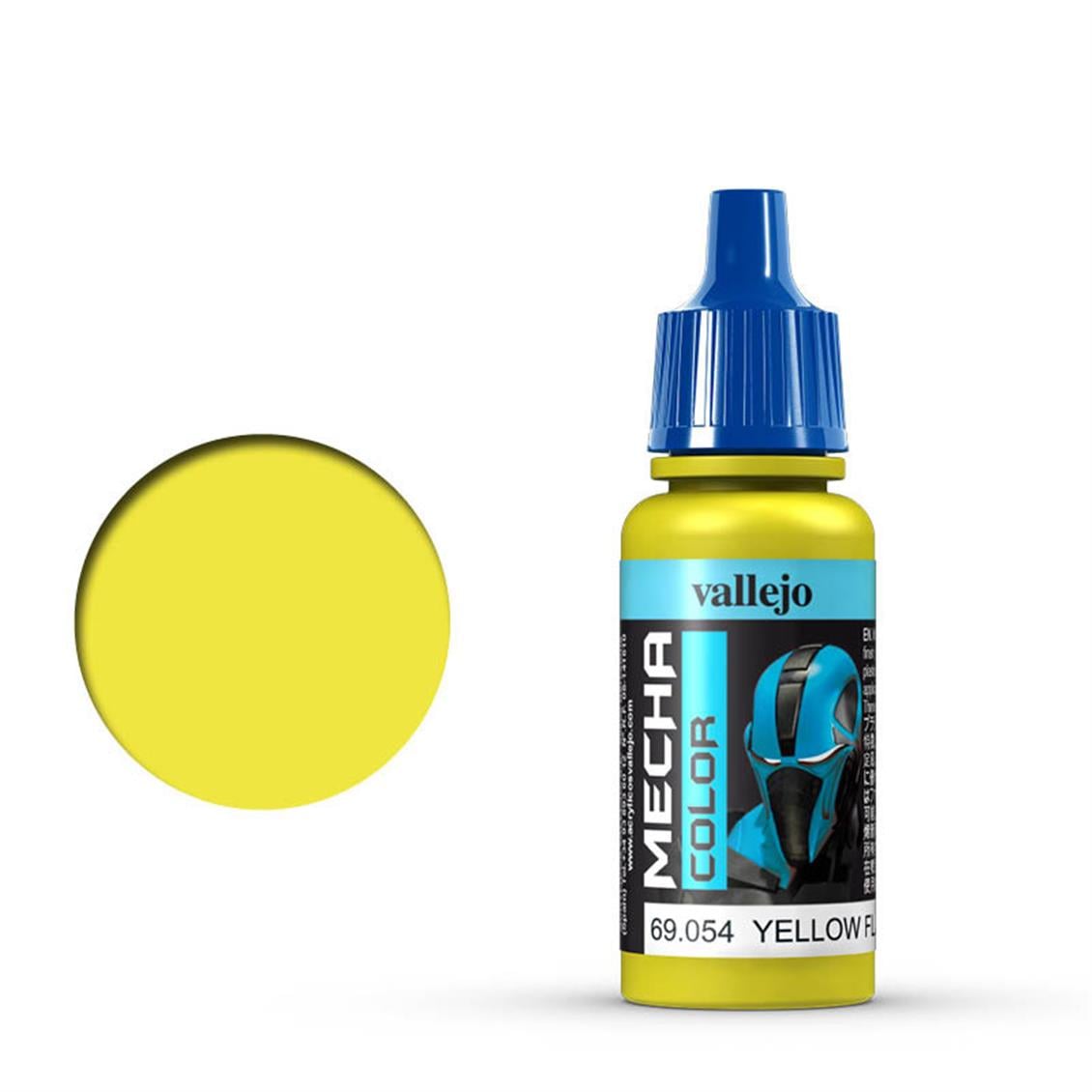 Vallejo 69054 17 ml. Yellow Fluorescent, Mecha Color Serisi Model Boyası