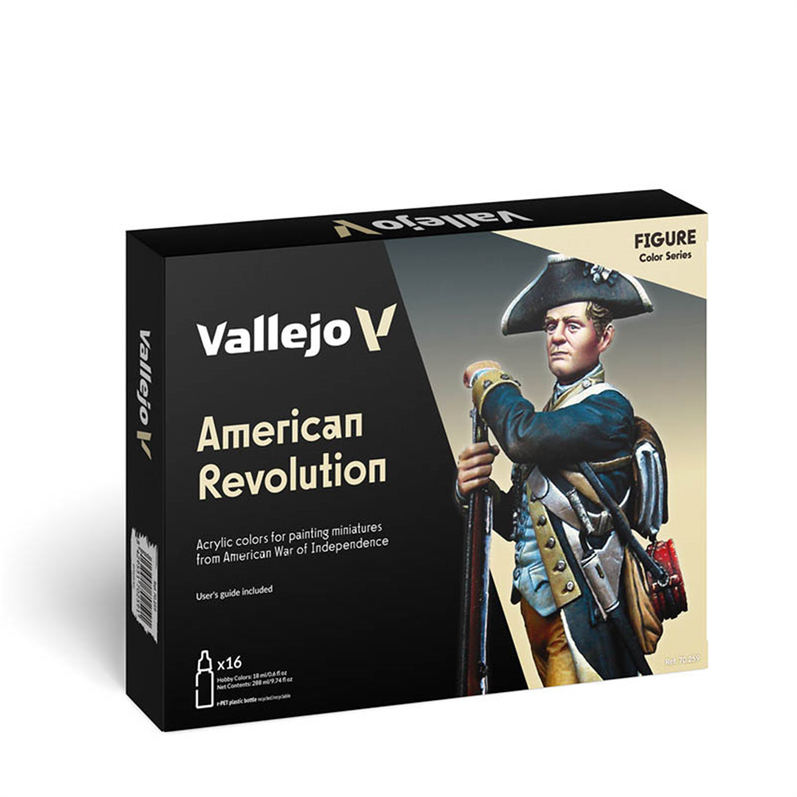Vallejo 70259 16x18 ml. American Revolution, Model Color Serisi Model Boyası Seti