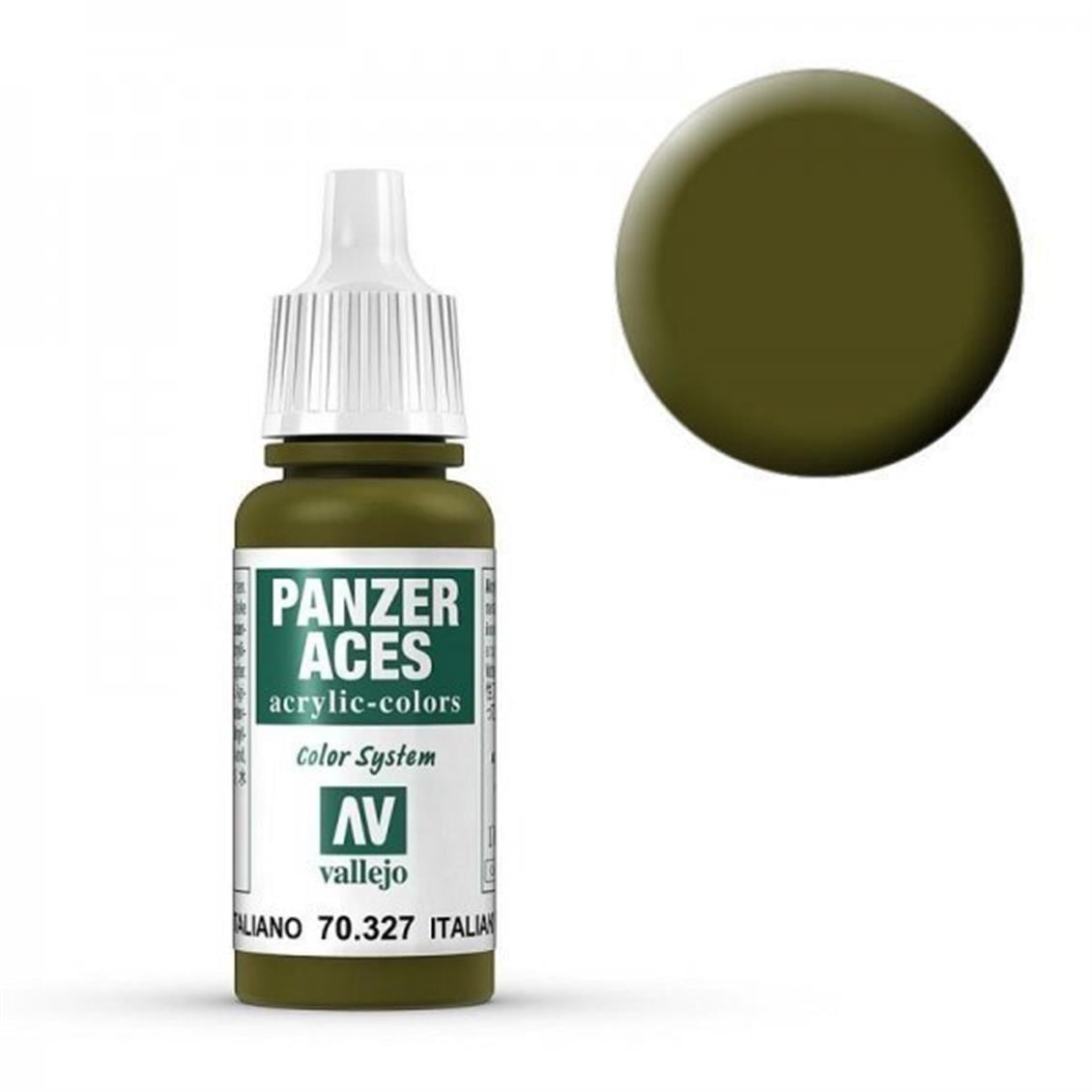 Vallejo 70327 17 ml. Italian Tanker, Panzer Aces Serisi Model Boyası