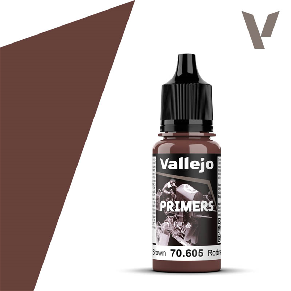 Vallejo 70605 18 ml. Ger. Red Brown, Astar Model Boyası