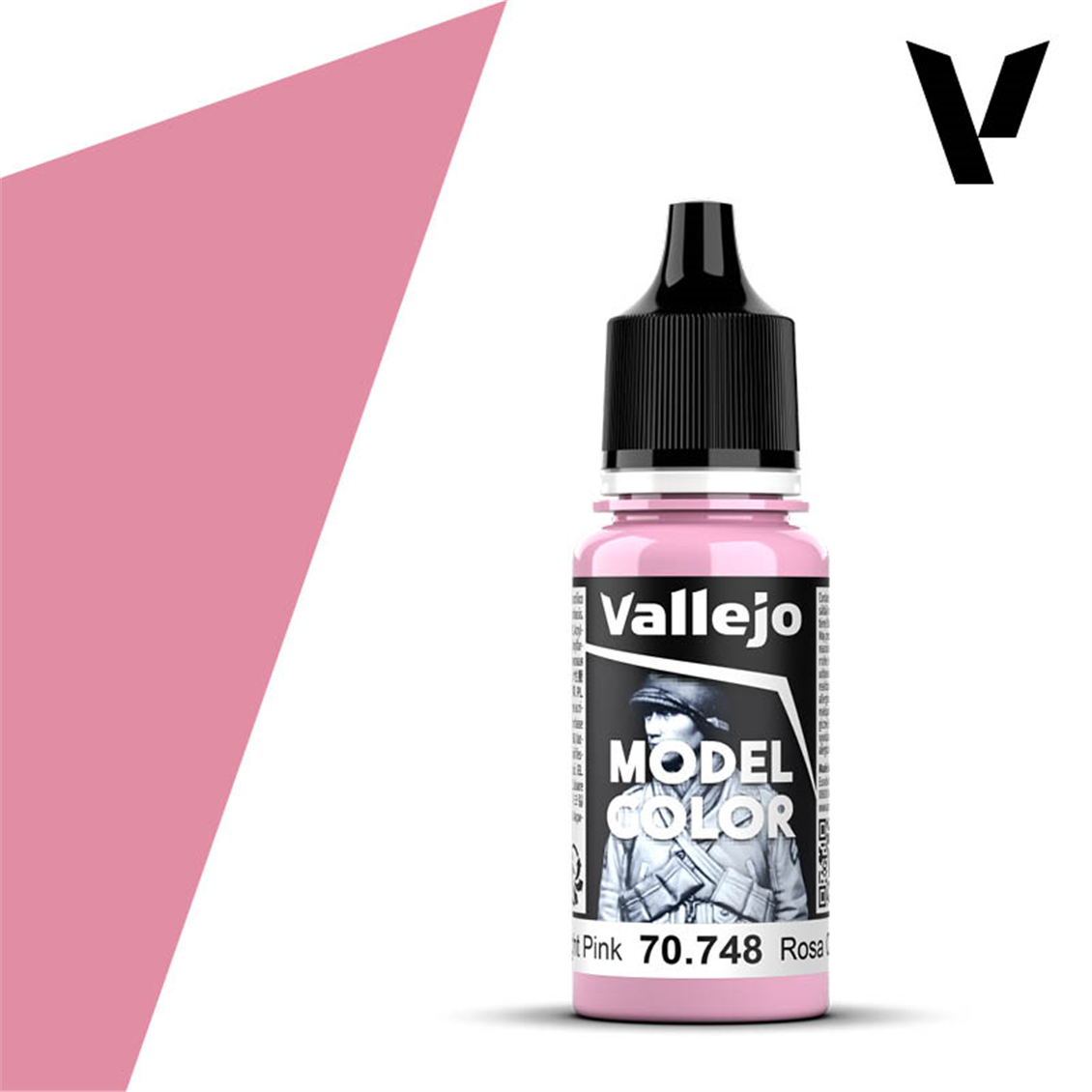 Vallejo 70748 18 ml. (042) Light Pink, Model Color Serisi Model Boyası