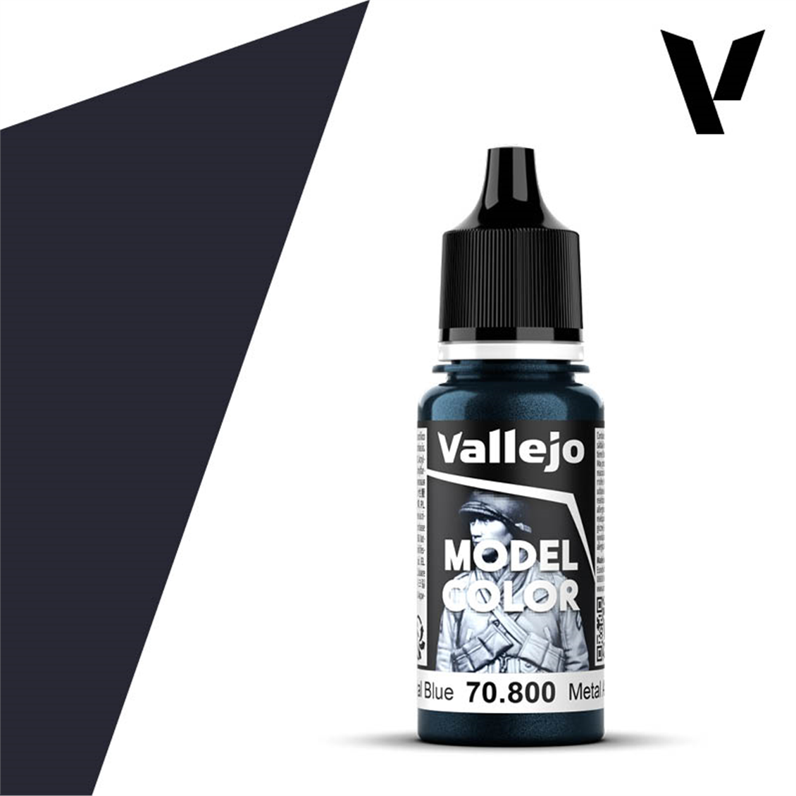 Vallejo 70800 18 ml. (180) Gunmetal Blue, Model Color Serisi Model Boyası