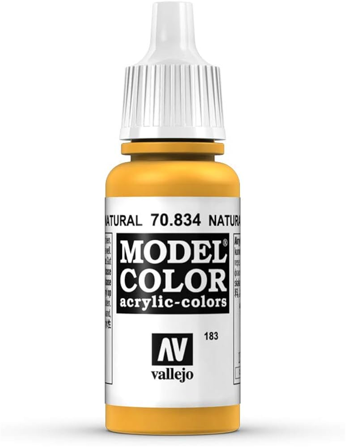 Vallejo 70834 18 ml. (183) Natural Wood-Transparent, Model Color Serisi Model Boyası