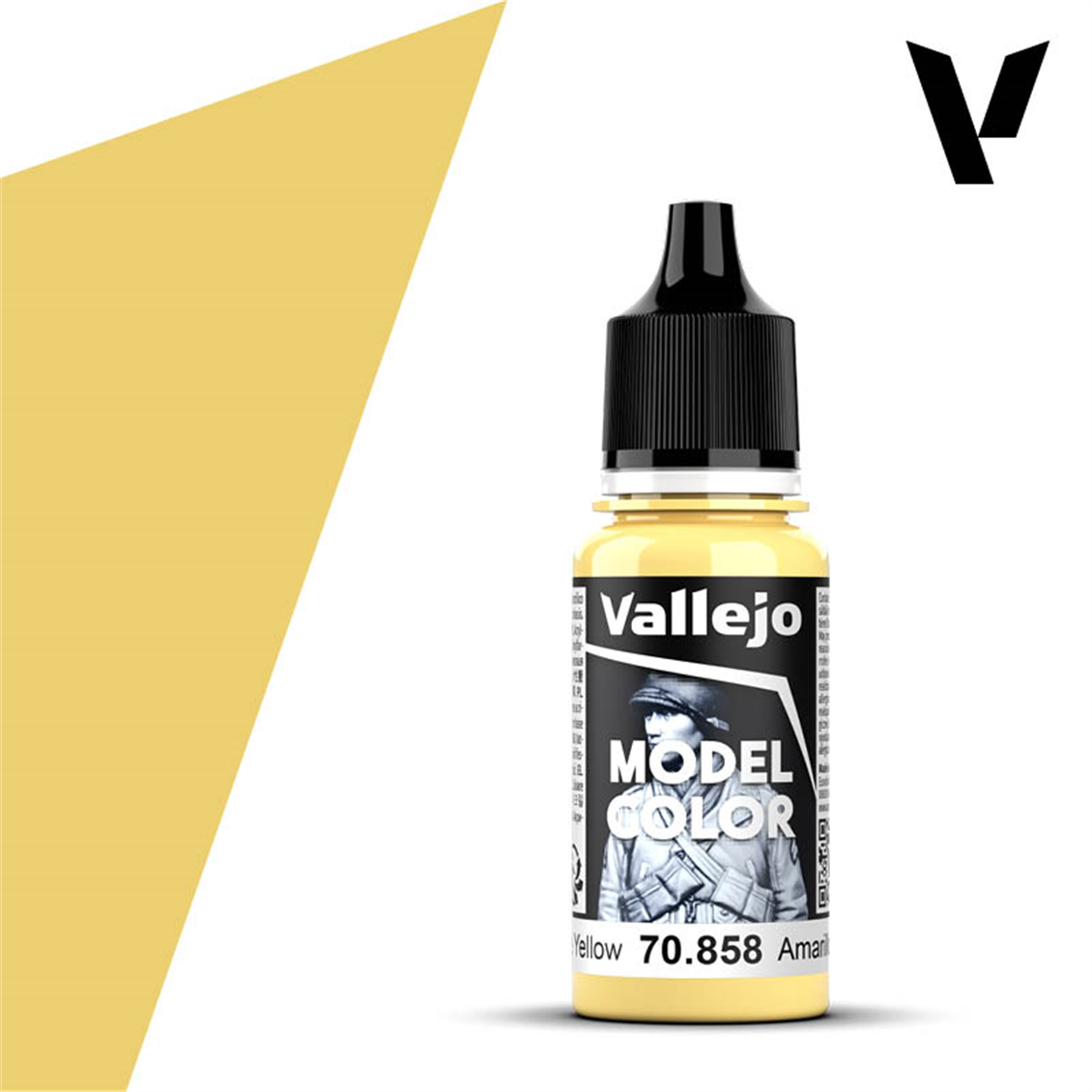 Vallejo 70858 18 ml. (13) Ice Yellow-Matt, Model Color Serisi Model Boyası