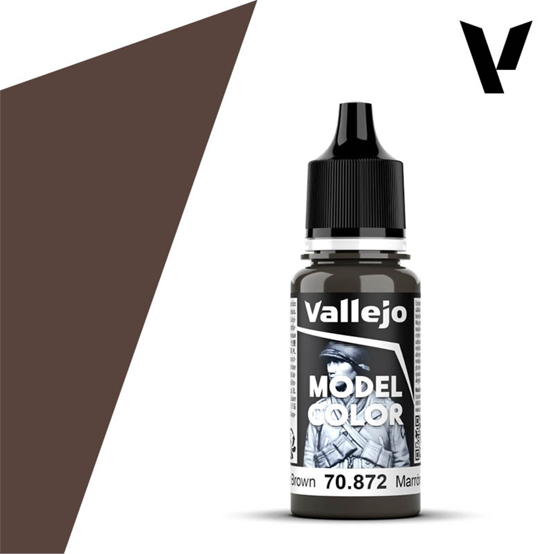 Vallejo 70872 18 ml. (149) Chocolate Brown-Matt, Model Color Serisi Model Boyası