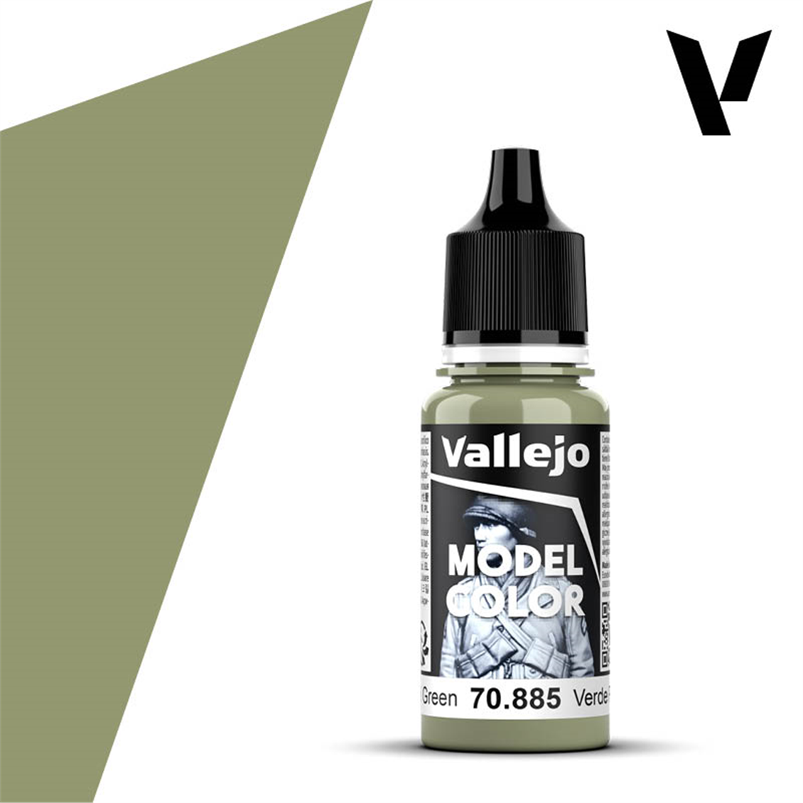 Vallejo 70885 18 ml. (109) Pastel Green-Matt, Model Color Serisi Model Boyası