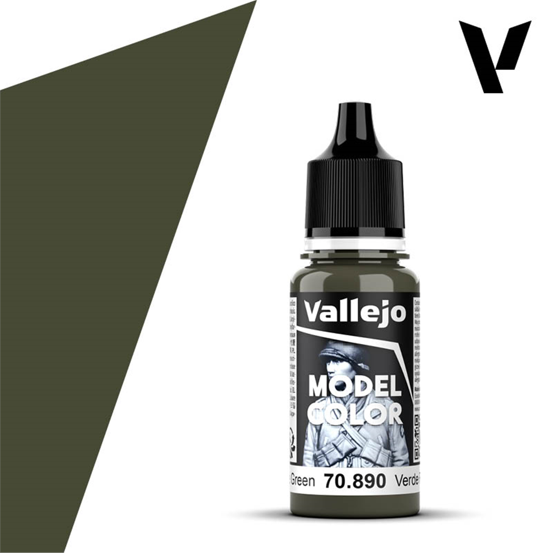 Vallejo 70890 18 ml. (90) Retractive Green-Matt, Model Color Serisi Model Boyası