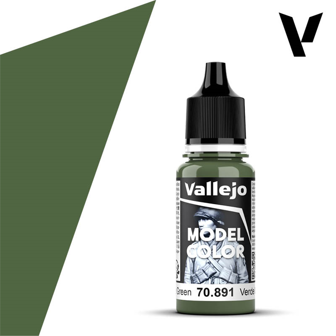 Vallejo 70891 18 ml. (74) Intermediate Green  -Matt, Model Color Serisi Model Boyası
