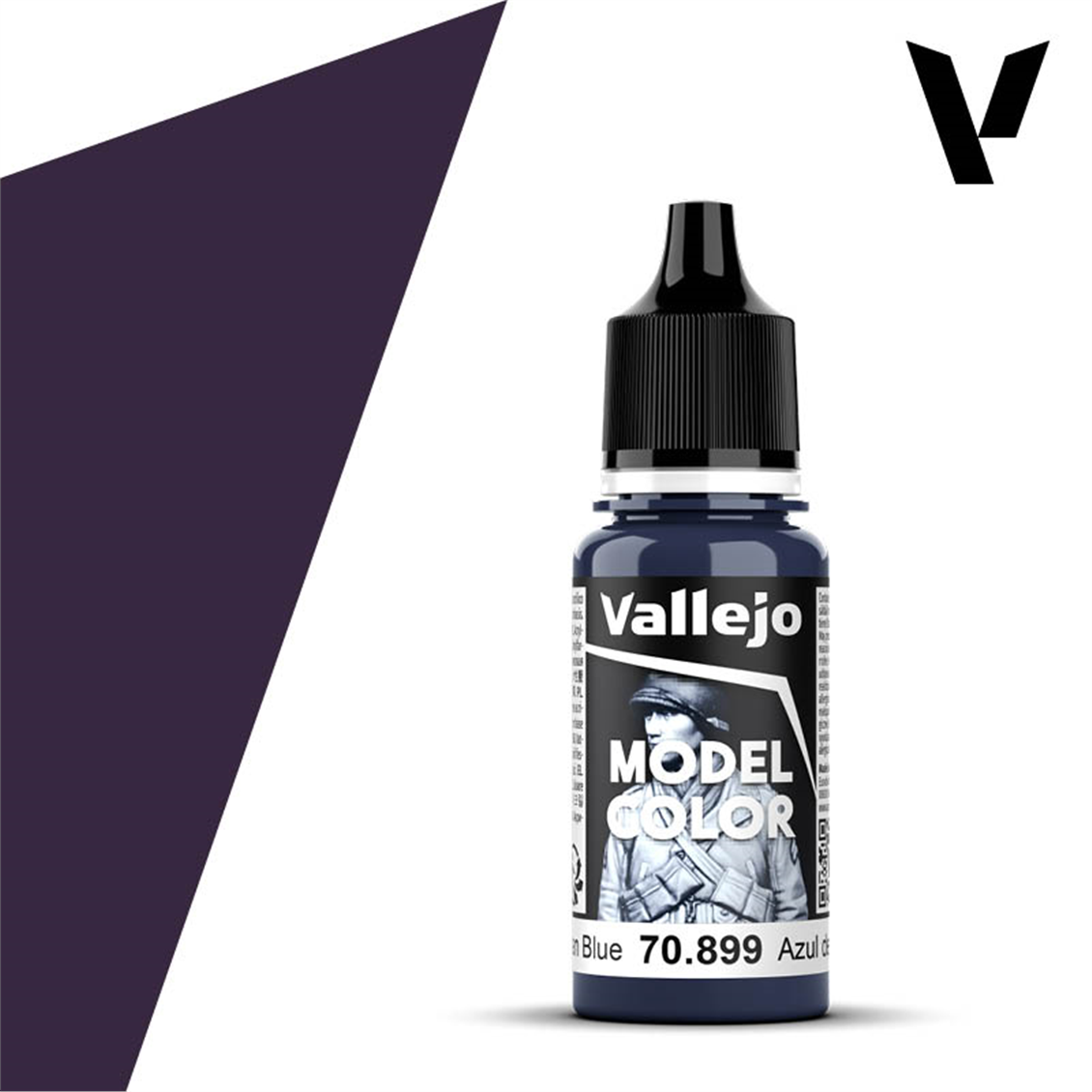 Vallejo 70899 18 ml. (50) Dark Prussian Blue-Matt, Model Color Serisi Model Boyası