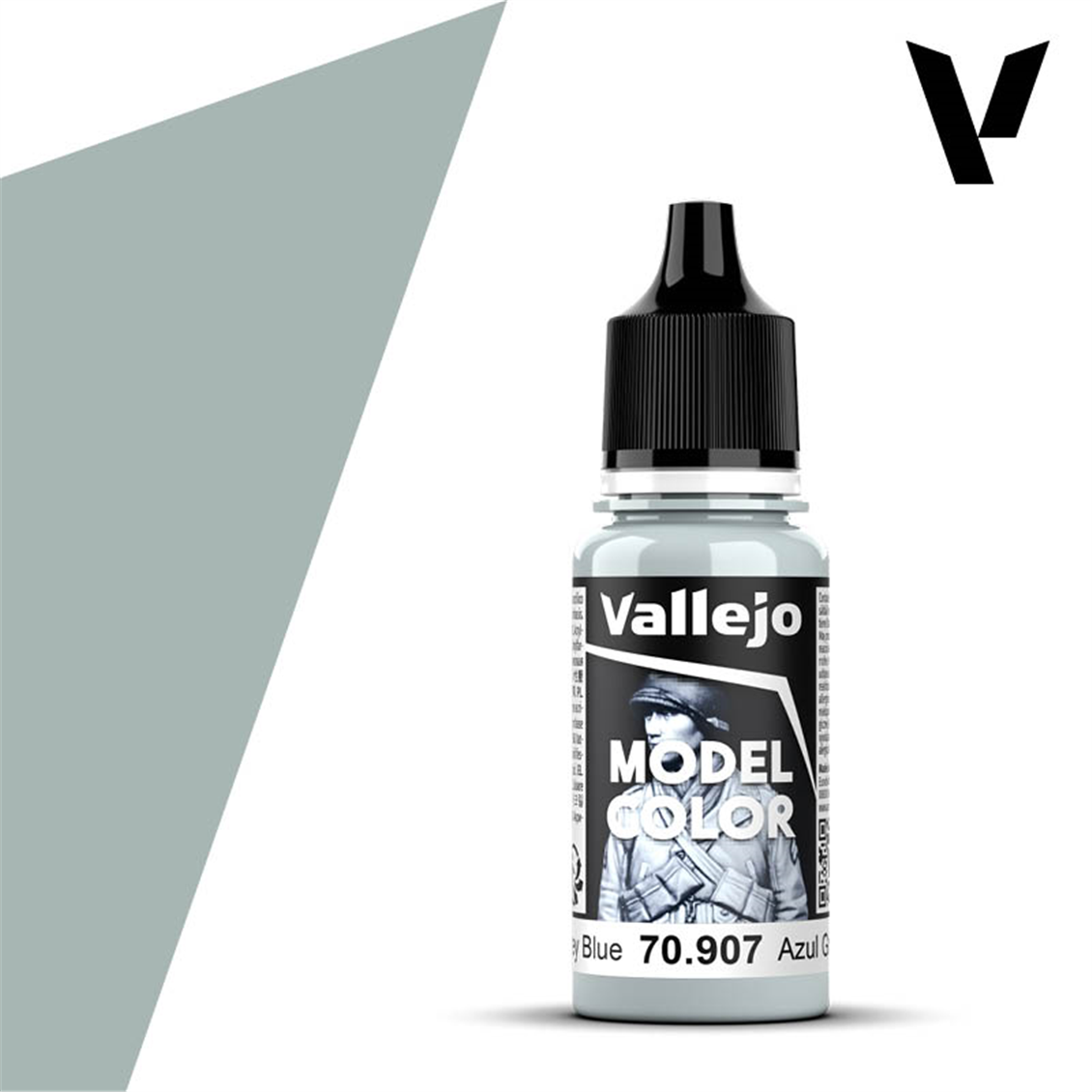 Vallejo 70907 18 ml. (153) Pale Greyblue-Matt, Model Color Serisi Model Boyası