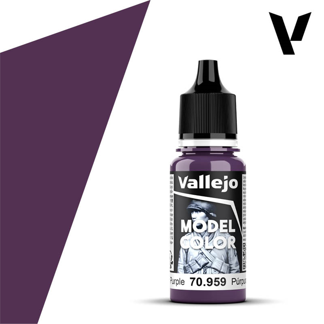 Vallejo 70959 18 ml. (44) Purple-Matt, Model Color Serisi Model Boyası
