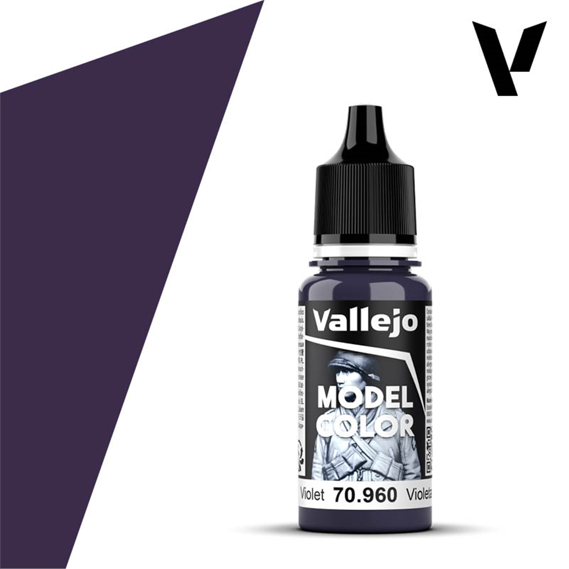 Vallejo 70960 18 ml. (47) Violet-Matt, Model Color Serisi Model Boyası