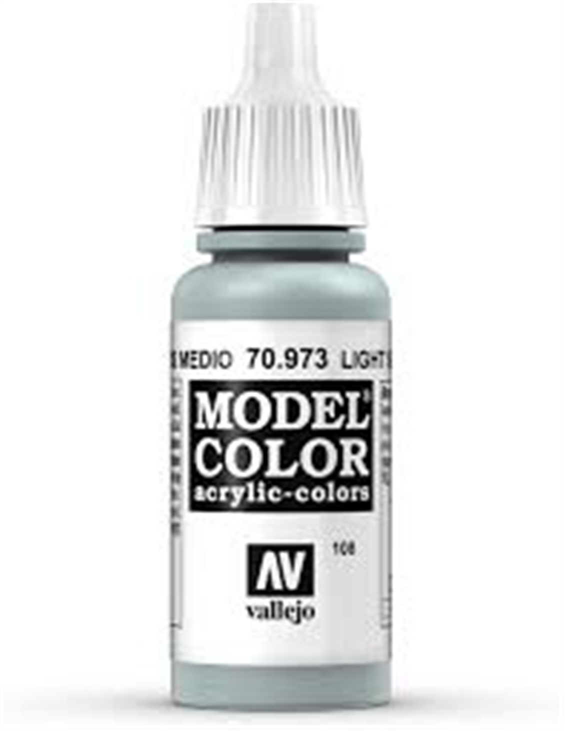 Vallejo 70973 18 ml. (108) Light Sea Grey-Matt, Model Color Serisi Model Boyası