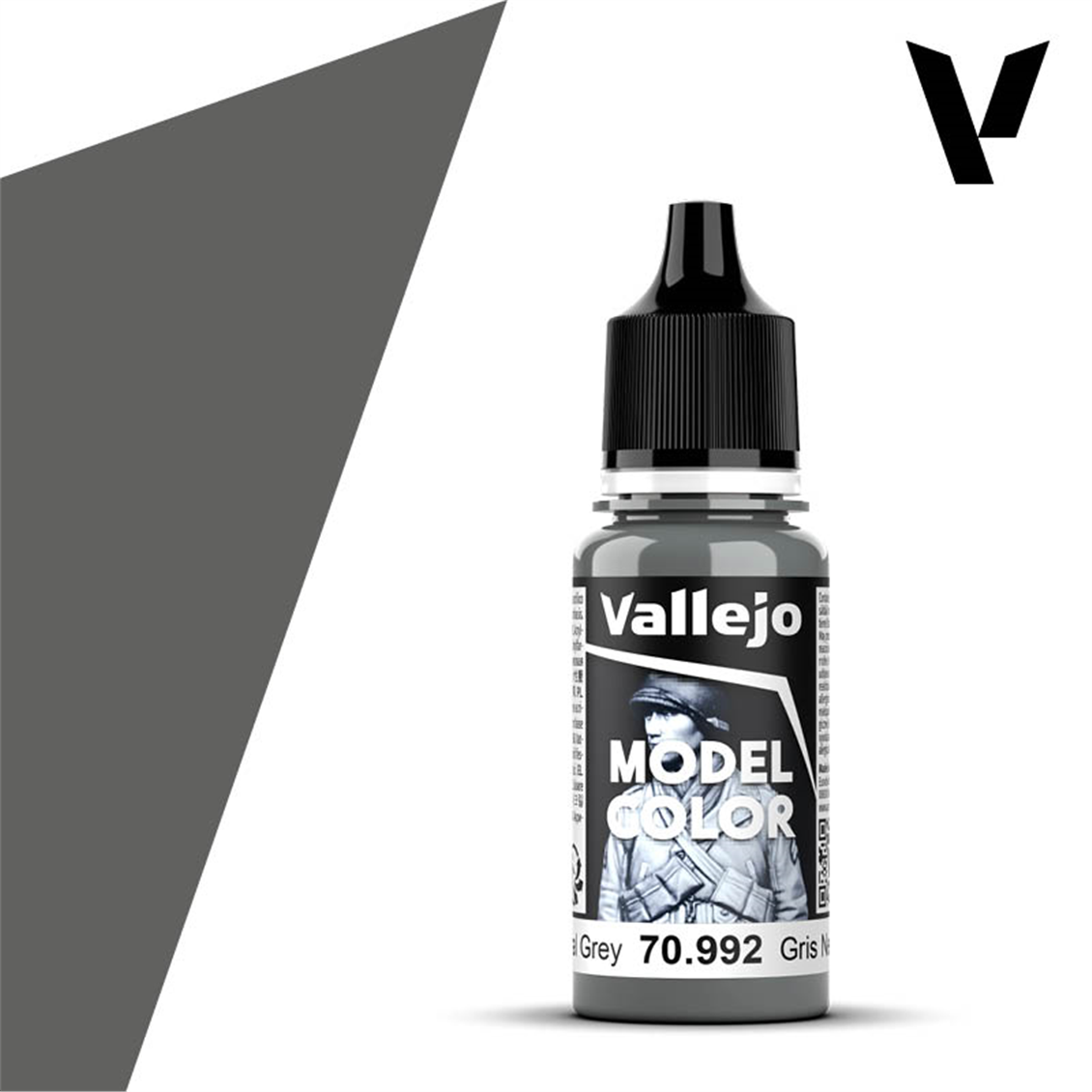 Vallejo 70992 18 ml. (160) Neutral Grey-Matt, Model Color Serisi Model Boyası
