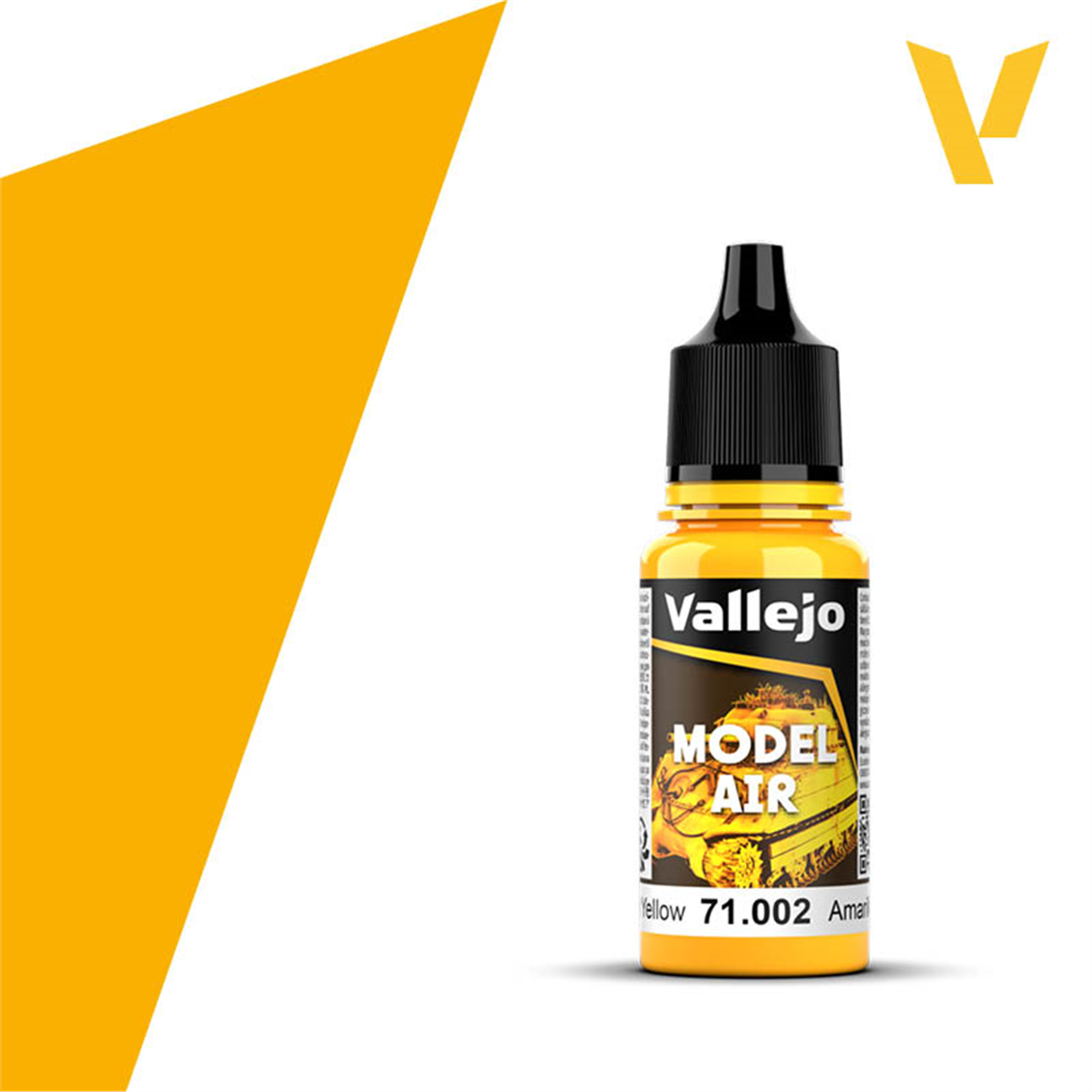 Vallejo 71002 18 ml. Medium Yellow, Model Air Serisi Model Boyası