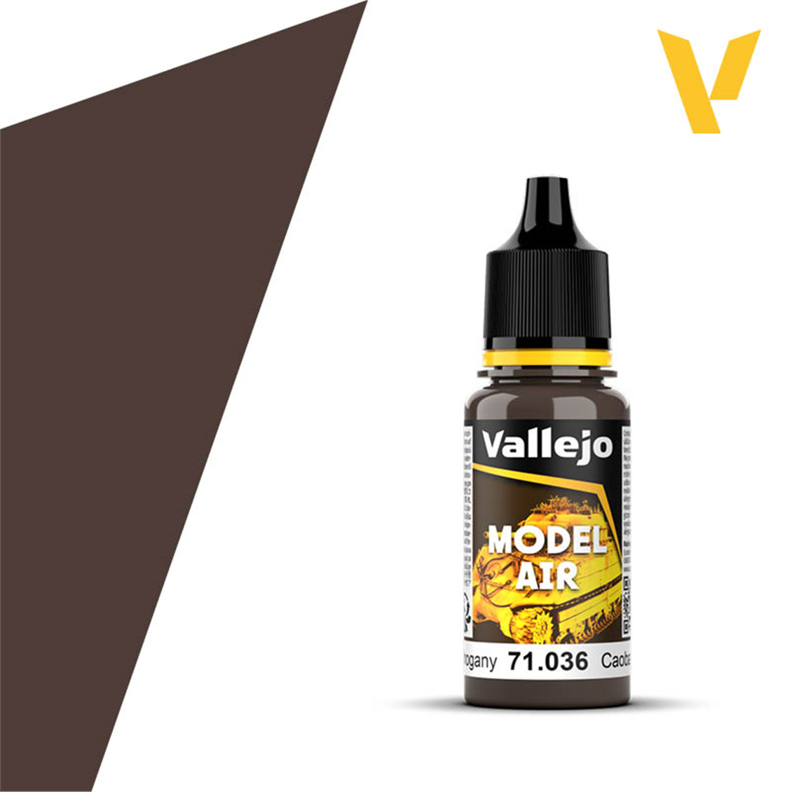 Vallejo 71036 18 ml. Mahagony, Model Air Serisi Model Boyası