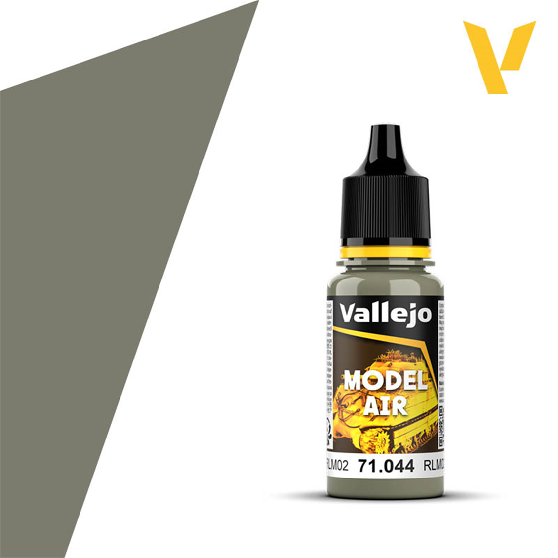 Vallejo 71044 18 ml. Grey RLM02, Model Air Serisi Model Boyası