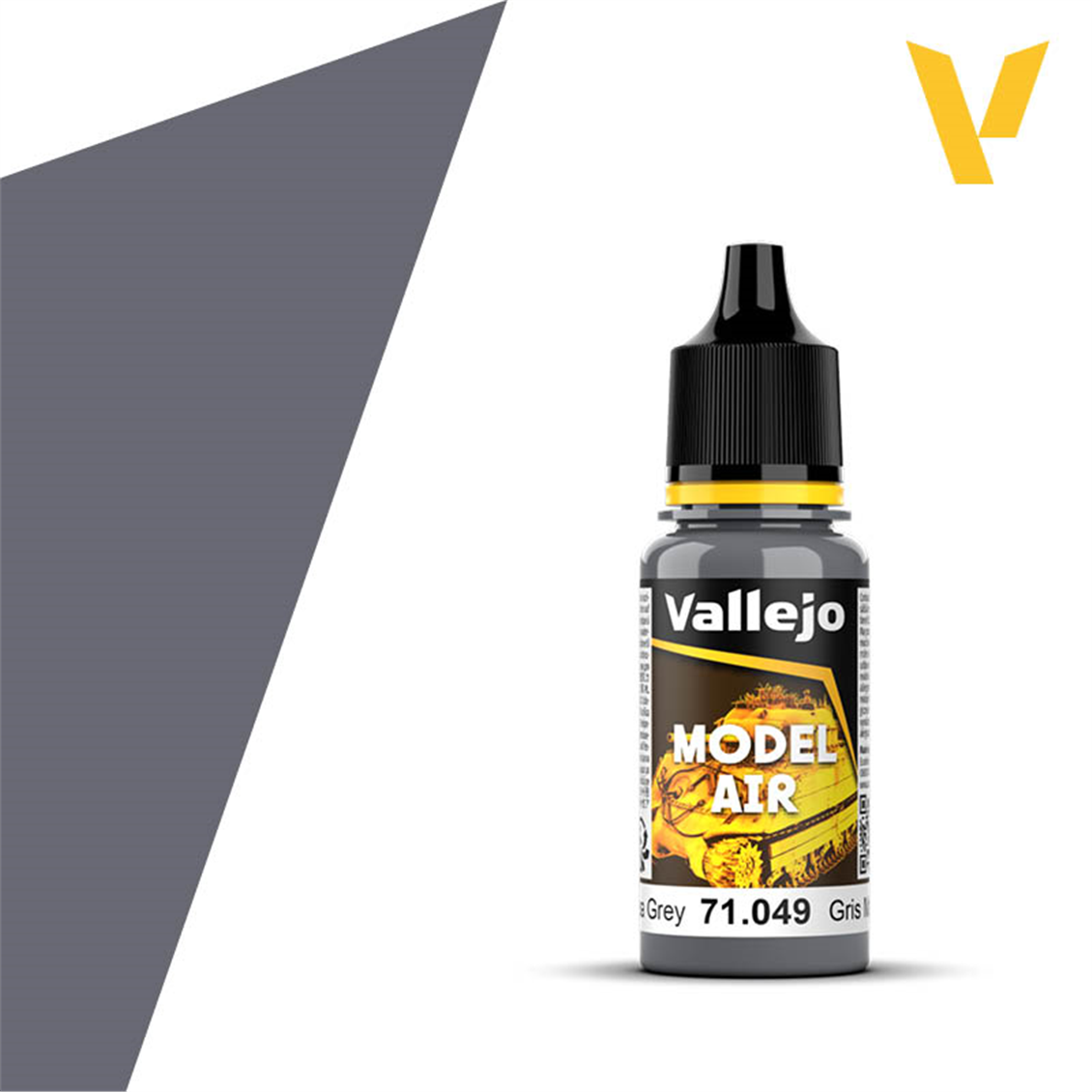 Vallejo 71049 18 ml. Sea Grey, Model Air Serisi Model Boyası