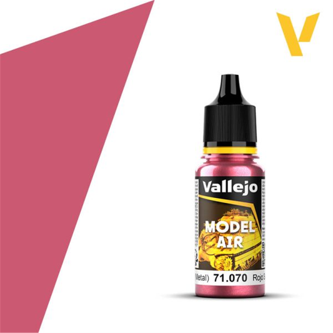 Vallejo 71070 18 ml. Signal Red, Model Air Serisi Model Boyası