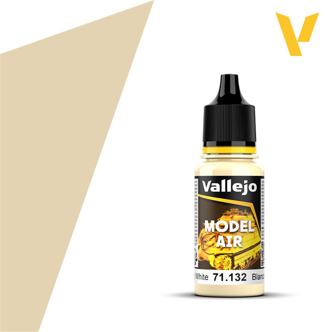 Vallejo 71132 18 ml. Aged White, Model Air Serisi Model Boyası