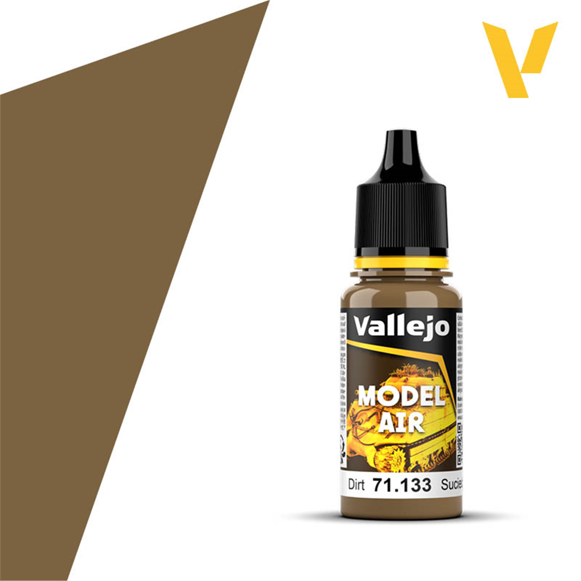 Vallejo 71133 18 ml. Dirt, Model Air Serisi Model Boyası