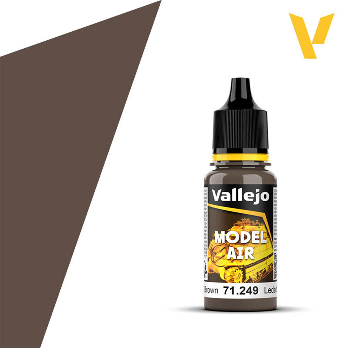 Vallejo 71249 18 ml. NATO Brown, Model Air Serisi Model Boyası