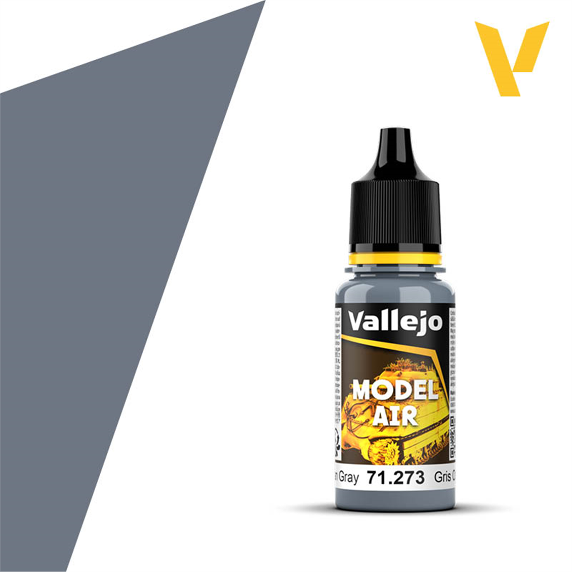 Vallejo 71273 18 ml. Ocean Gray, Model Air Serisi Model Boyası
