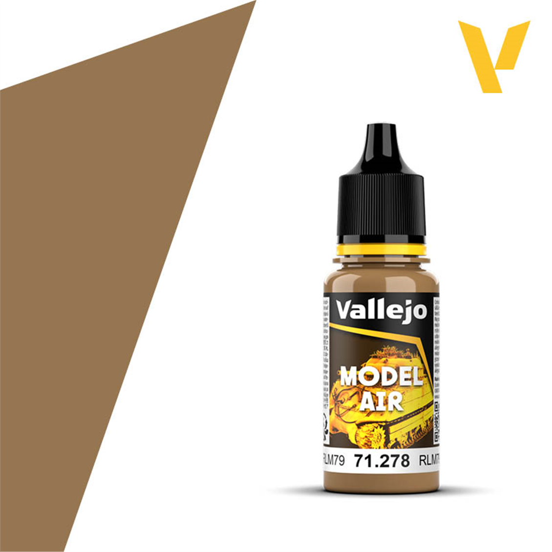 Vallejo 71278 18 ml. Sand Yellow RLM79, Model Air Serisi Model Boyası