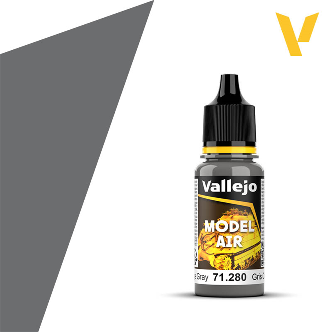 Vallejo 71280 18 ml. Camouflage Gray, Model Air Serisi Model Boyası
