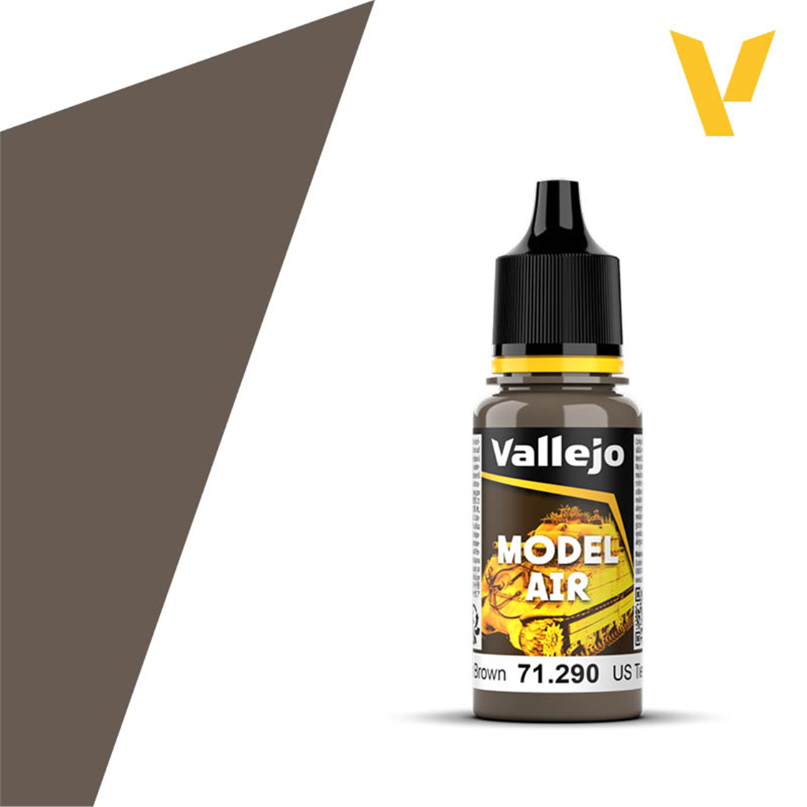 Vallejo 71290 18 ml. US Earth Brown, Model Air Serisi Model Boyası