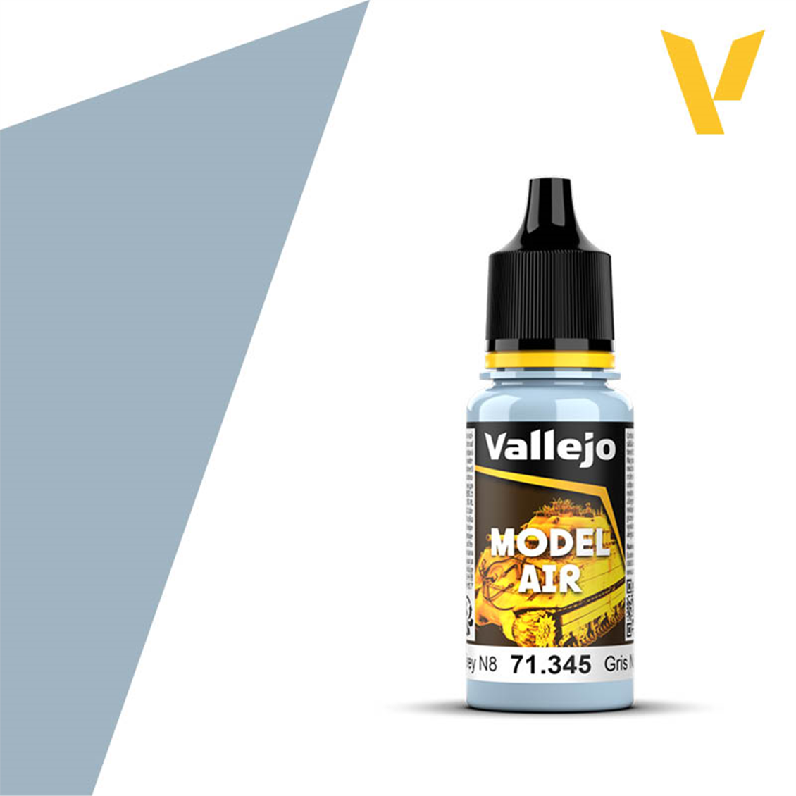 Vallejo 71345 18 ml. Russian AF Grey N.8, Model Air Serisi Model Boyası