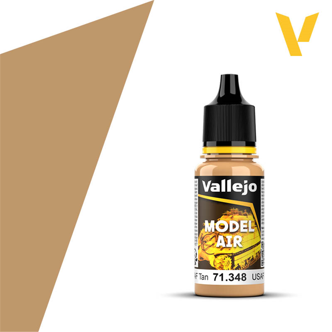 Vallejo 71348 18 ml. Usaf Tan, Model Air Serisi Model Boyası