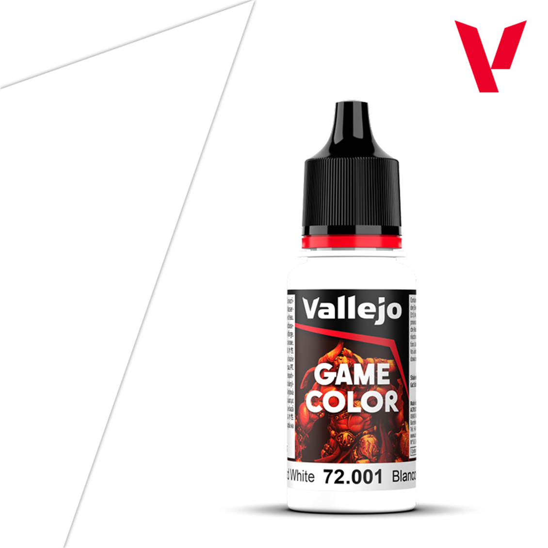 Vallejo 72001 18 ml. Dead White, Game Color Serisi Model Boyası