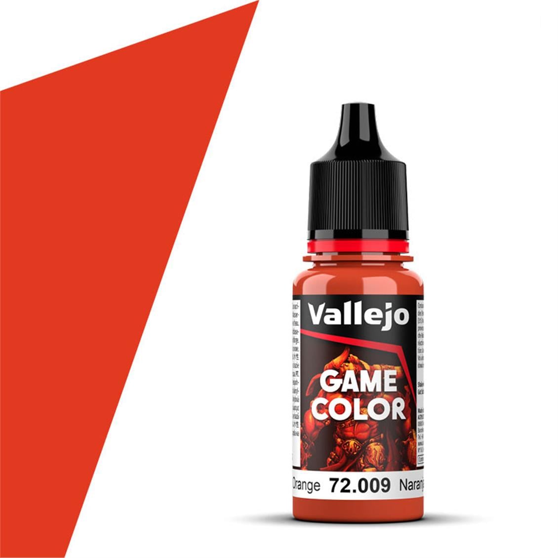 Vallejo 72009 17 ml. Hot Orange, Game Color Serisi Model Boyası
